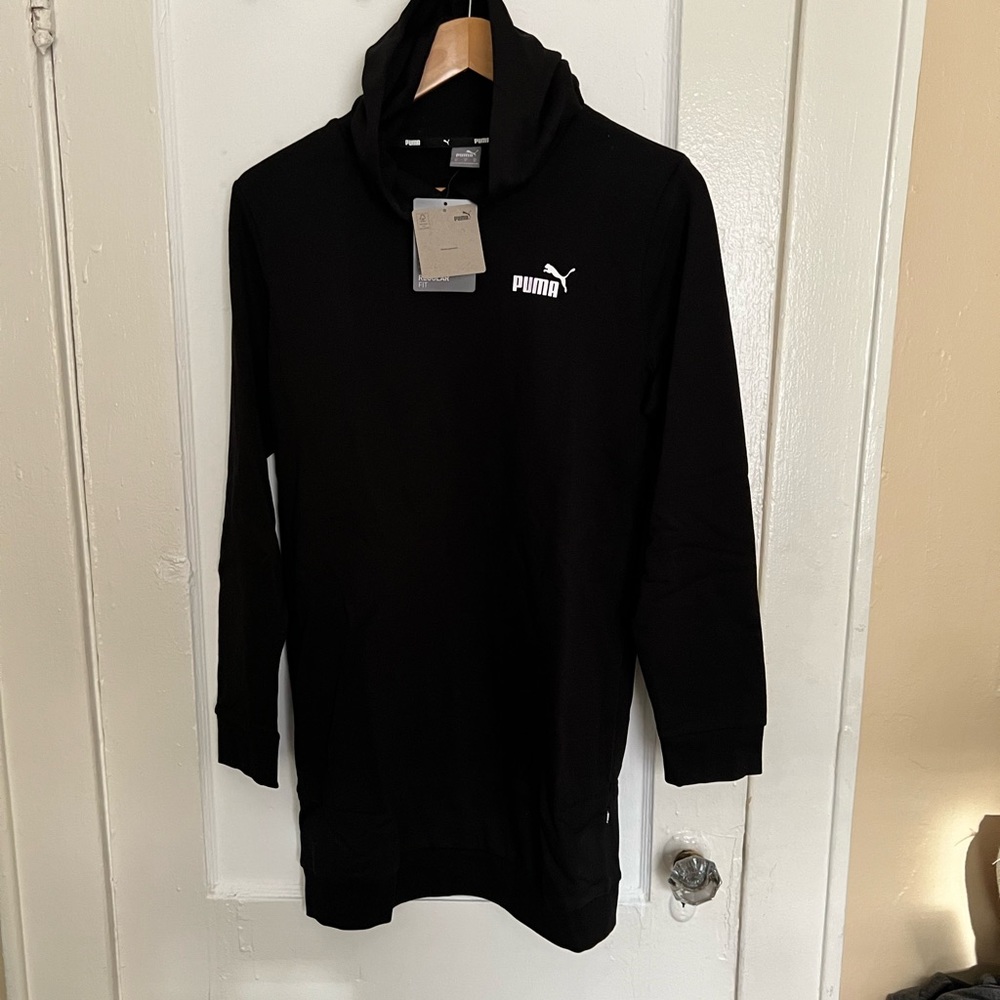 New- black Hooded Puma dress